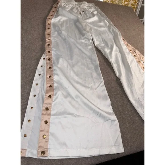 Meshki White and Tan Track Pants - Picture 4 of 11